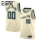 Nike Milwaukee Bucks Personoitava Lasten Pelipaita City Edition 2025-26 Swingman Valkoinen