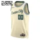 Nike Milwaukee Bucks Personoitava Lasten Pelipaita City Edition 2025-26 Swingman Valkoinen
