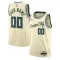 Nike Milwaukee Bucks Personoitava Miesten Pelipaita City Edition 2025-26 Swingman Valkoinen