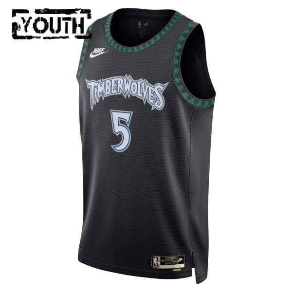 Nike Minnesota Timberwolves Anthony Edwards Lasten Pelipaita Classic Edition 2025-26 Swingman Musta