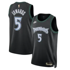 Nike Minnesota Timberwolves Anthony Edwards Miesten Pelipaita Classic Edition 2025-26 Swingman Musta