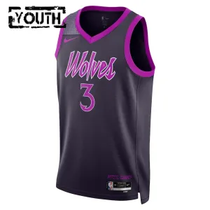 Nike Minnesota Timberwolves Jaden Mcdaniels Lasten Pelipaita City Edition 2025-26 Swingman Musta