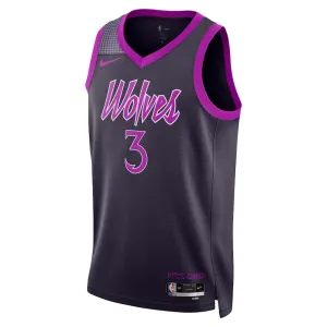 Nike Minnesota Timberwolves Jaden Mcdaniels Miesten Pelipaita City Edition 2025-26 Swingman Musta