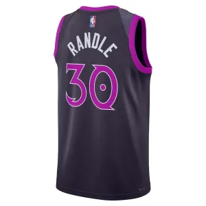 Nike Minnesota Timberwolves Julius Randle Miesten Pelipaita City Edition 2025-26 Swingman Musta