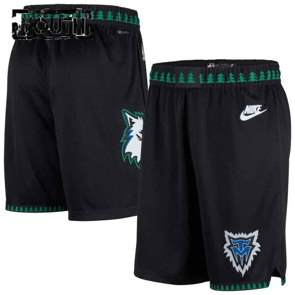 Nike Minnesota Timberwolves Lasten Shortsit Classic Edition 2025-26 Swingman