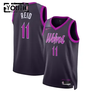 Nike Minnesota Timberwolves Naz Reid Lasten Pelipaita City Edition 2025-26 Swingman Musta