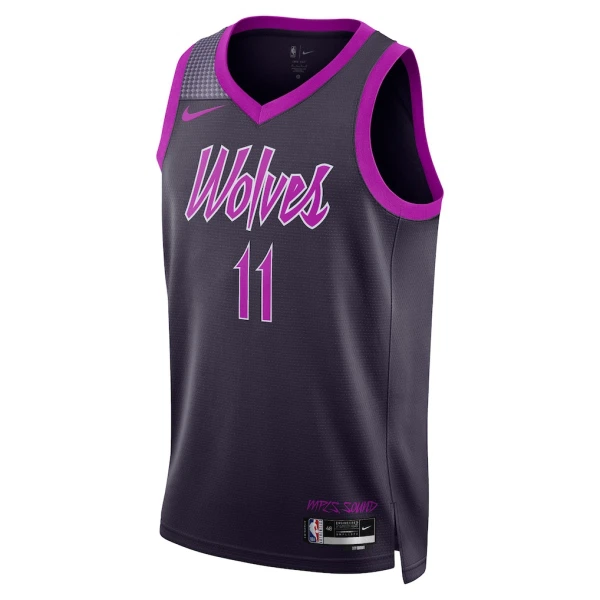 Nike Minnesota Timberwolves Naz Reid Miesten Pelipaita City Edition 2025-26 Swingman Musta