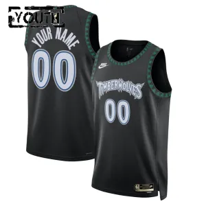 Nike Minnesota Timberwolves Personoitava Lasten Pelipaita Classic Edition 2025-26 Swingman Musta