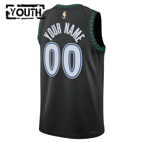 Nike Minnesota Timberwolves Personoitava Lasten Pelipaita Classic Edition 2025-26 Swingman Musta