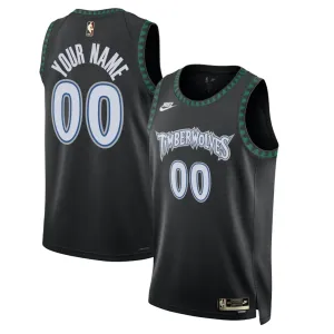 Nike Minnesota Timberwolves Personoitava Miesten Pelipaita Classic Edition 2025-26 Swingman Musta