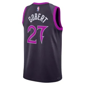 Nike Minnesota Timberwolves Rudy Gobert Miesten Pelipaita City Edition 2025-26 Swingman Musta