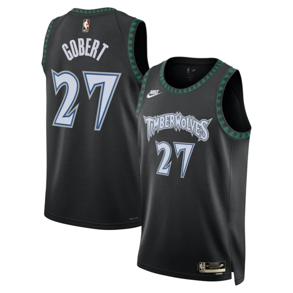 Nike Minnesota Timberwolves Rudy Gobert Miesten Pelipaita Classic Edition 2025-26 Swingman Musta