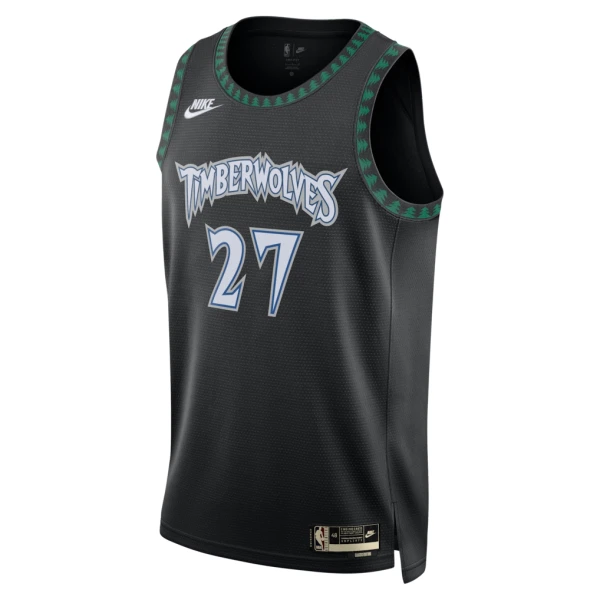 Nike Minnesota Timberwolves Rudy Gobert Miesten Pelipaita Classic Edition 2025-26 Swingman Musta