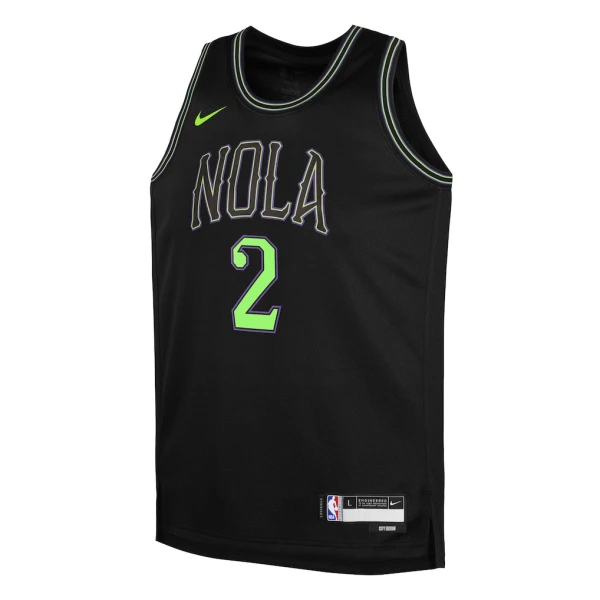 Nike New Orleans Pelicans Herbert Jones Miesten Pelipaita City Edition 2025-26 Swingman Musta