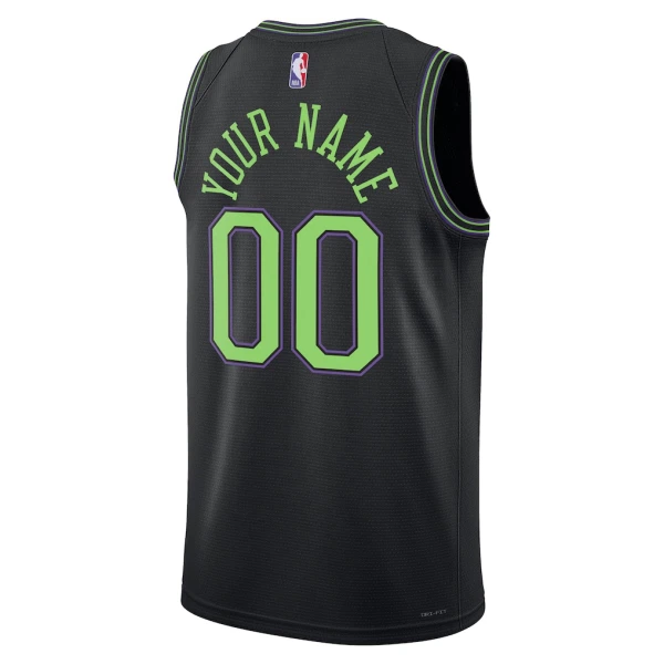 Nike New Orleans Pelicans Personoitava Miesten Pelipaita City Edition 2025-26 Swingman Musta