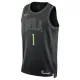 Nike New Orleans Pelicans Zion Williamson Miesten Pelipaita City Edition 2025-26 Swingman Musta