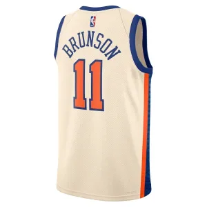 Nike New York Knicks Jalen Brunson Miesten Pelipaita City Edition 2025-26 Swingman Valkoinen