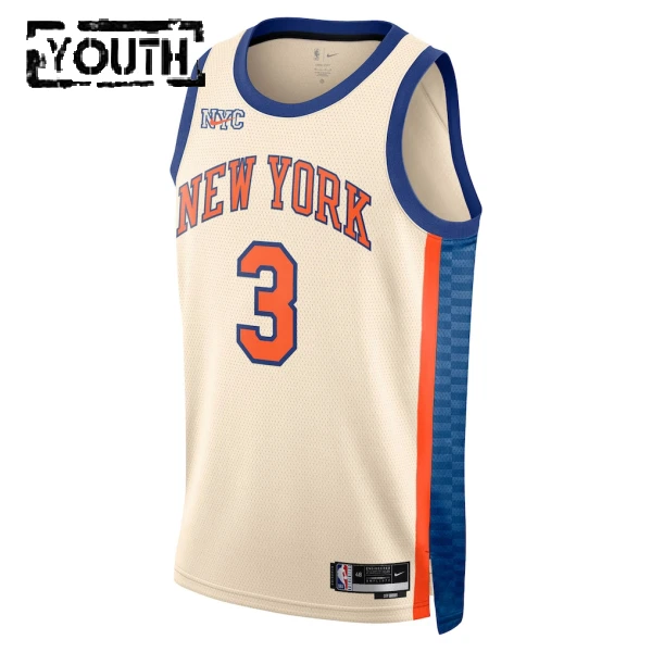 Nike New York Knicks Josh Hart Lasten Pelipaita City Edition 2025-26 Swingman Valkoinen