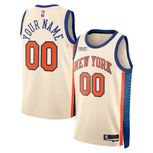 Nike New York Knicks Personoitava Miesten Pelipaita City Edition 2025-26 Swingman Valkoinen