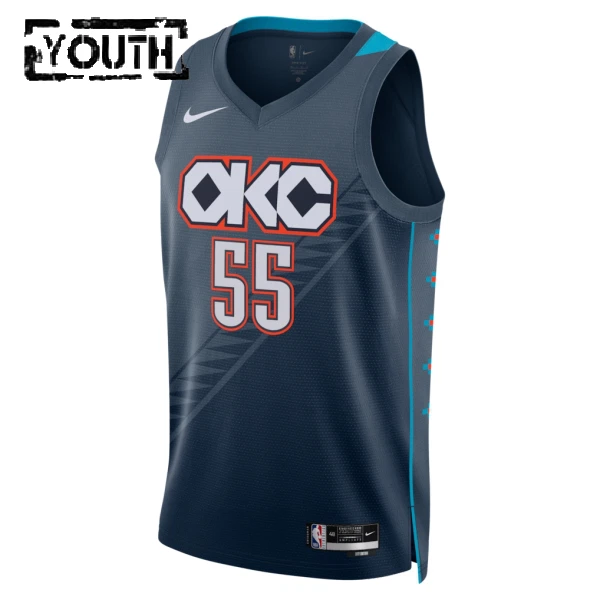 Nike Oklahoma City Thunder Isaiah Hartenstein Lasten Pelipaita City Edition 2025-26 Swingman Musta