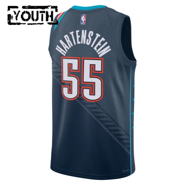 Nike Oklahoma City Thunder Isaiah Hartenstein Lasten Pelipaita City Edition 2025-26 Swingman Musta