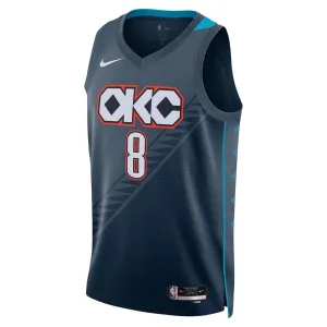 Nike Oklahoma City Thunder Jalen Williams Miesten Pelipaita City Edition 2025-26 Swingman Musta