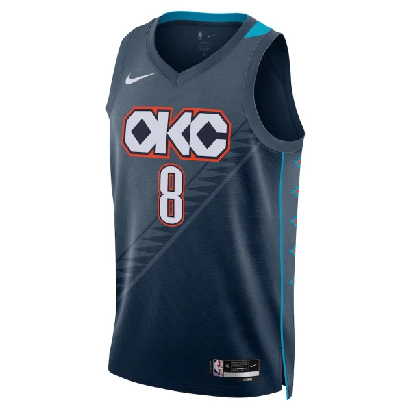 Nike Oklahoma City Thunder Jalen Williams Miesten Pelipaita City Edition 2025-26 Swingman Musta