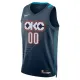 Nike Oklahoma City Thunder Personoitava Miesten Pelipaita City Edition 2025-26 Swingman Musta