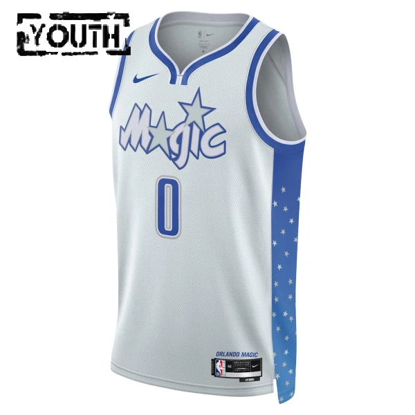 Nike Orlando Magic Anthony Black Lasten Pelipaita City Edition 2025-26 Swingman Valkoinen
