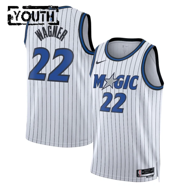 Nike Orlando Magic Franz Wagner Lasten Pelipaita Association Edition 2025-26 Swingman Valkoinen
