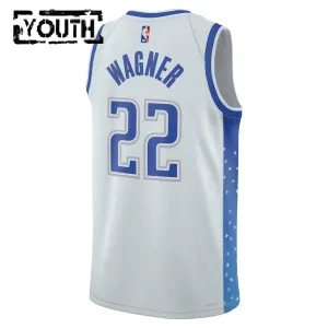 Nike Orlando Magic Franz Wagner Lasten Pelipaita City Edition 2025-26 Swingman Valkoinen