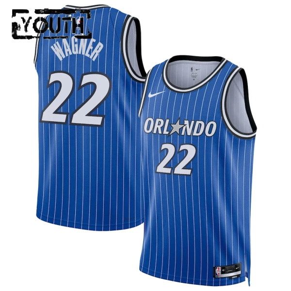 Nike Orlando Magic Franz Wagner Lasten Pelipaita Icon Edition 2025-26 Swingman Sininen
