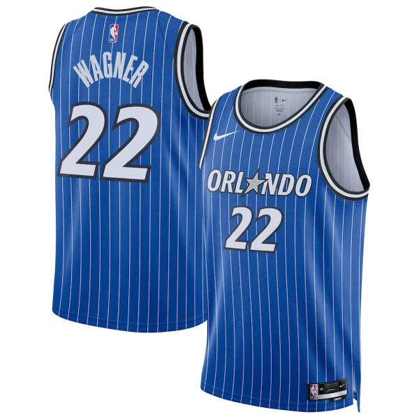 Nike Orlando Magic Franz Wagner Miesten Pelipaita Icon Edition 2025-26 Swingman Sininen