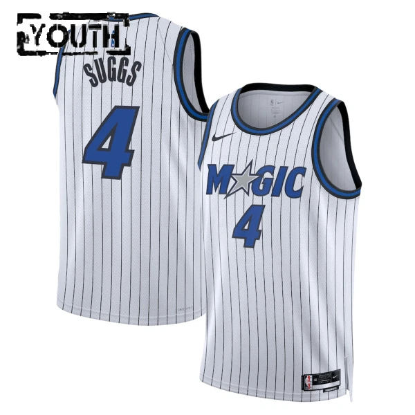 Nike Orlando Magic Jalen Suggs Lasten Pelipaita Association Edition 2025-26 Swingman Valkoinen