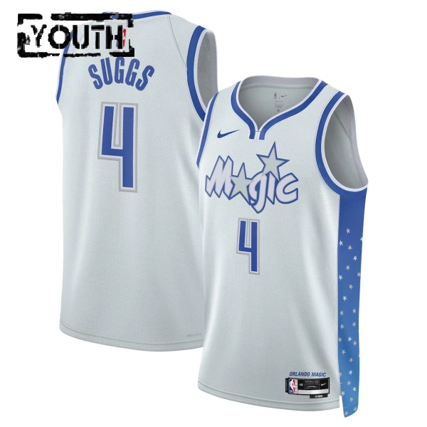 Nike Orlando Magic Jalen Suggs Lasten Pelipaita City Edition 2025-26 Swingman Valkoinen