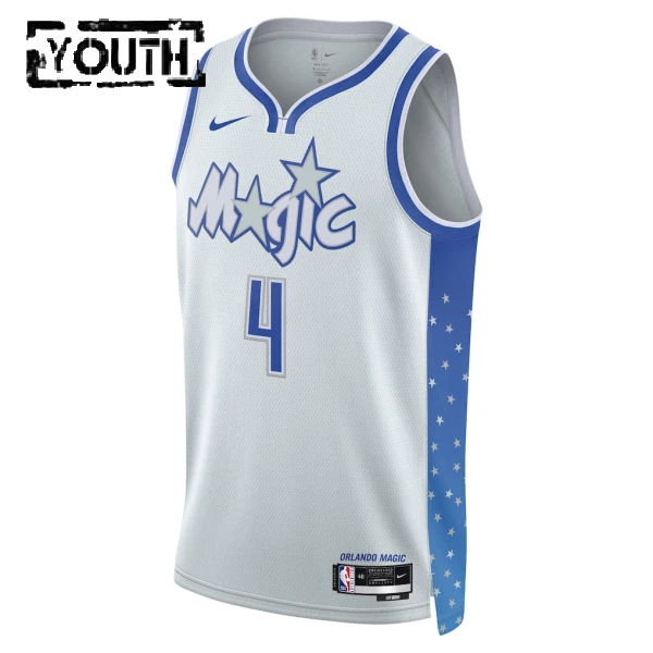Nike Orlando Magic Jalen Suggs Lasten Pelipaita City Edition 2025-26 Swingman Valkoinen