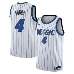 Nike Orlando Magic Jalen Suggs Miesten Pelipaita Association Edition 2025-26 Swingman Valkoinen