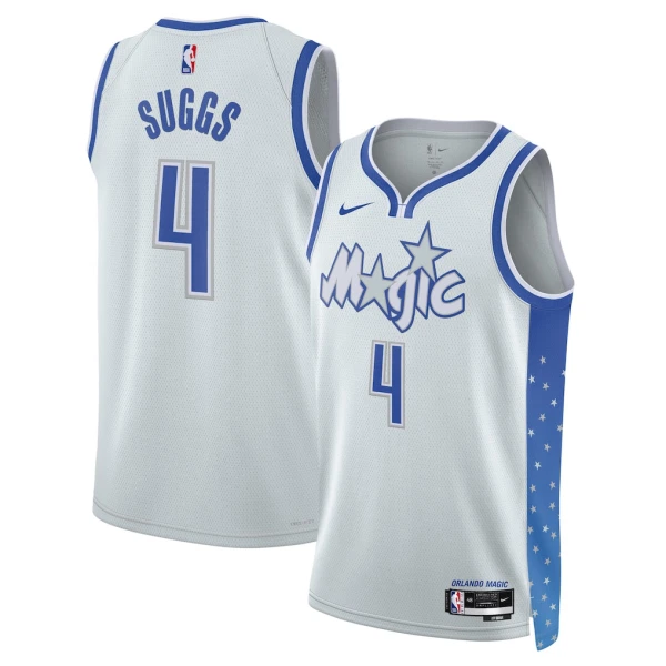 Nike Orlando Magic Jalen Suggs Miesten Pelipaita City Edition 2025-26 Swingman Valkoinen