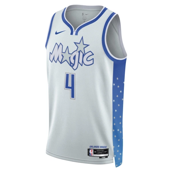 Nike Orlando Magic Jalen Suggs Miesten Pelipaita City Edition 2025-26 Swingman Valkoinen
