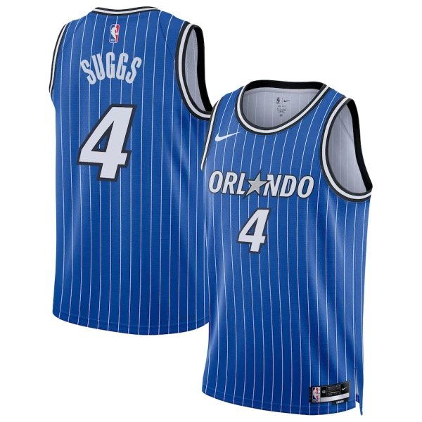 Nike Orlando Magic Jalen Suggs Miesten Pelipaita Icon Edition 2025-26 Swingman Sininen