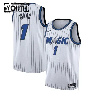 Nike Orlando Magic Jonathan Isaac Lasten Pelipaita Association Edition 2025-26 Swingman Valkoinen
