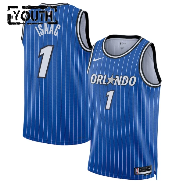 Nike Orlando Magic Jonathan Isaac Lasten Pelipaita Icon Edition 2025-26 Swingman Sininen
