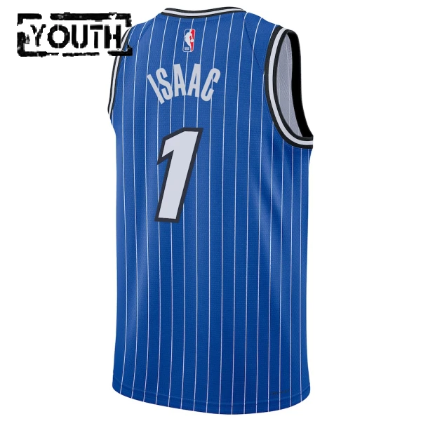 Nike Orlando Magic Jonathan Isaac Lasten Pelipaita Icon Edition 2025-26 Swingman Sininen