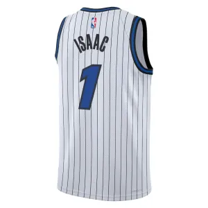 Nike Orlando Magic Jonathan Isaac Miesten Pelipaita Association Edition 2025-26 Swingman Valkoinen