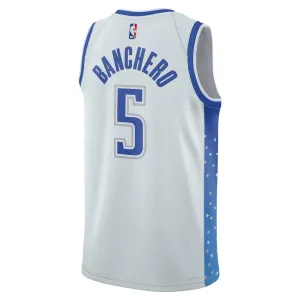 Nike Orlando Magic Paolo Banchero Miesten Pelipaita City Edition 2025-26 Swingman Valkoinen