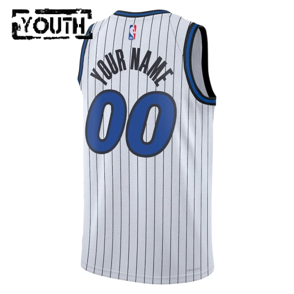 Nike Orlando Magic Personoitava Lasten Pelipaita Association Edition 2025-26 Swingman Valkoinen