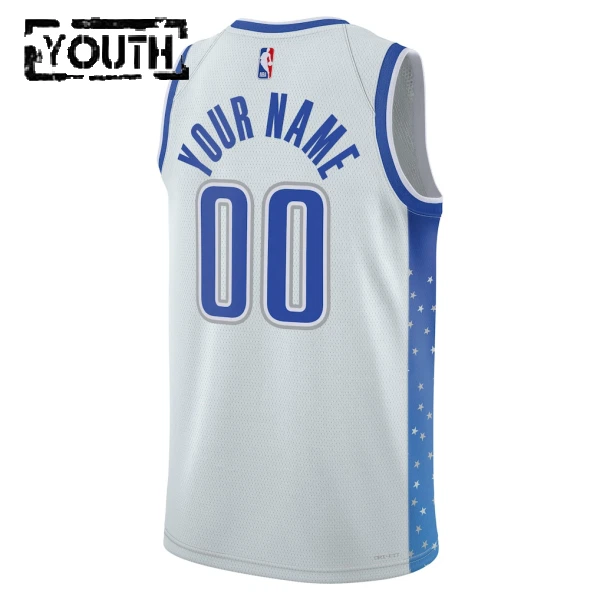 Nike Orlando Magic Personoitava Lasten Pelipaita City Edition 2025-26 Swingman Valkoinen