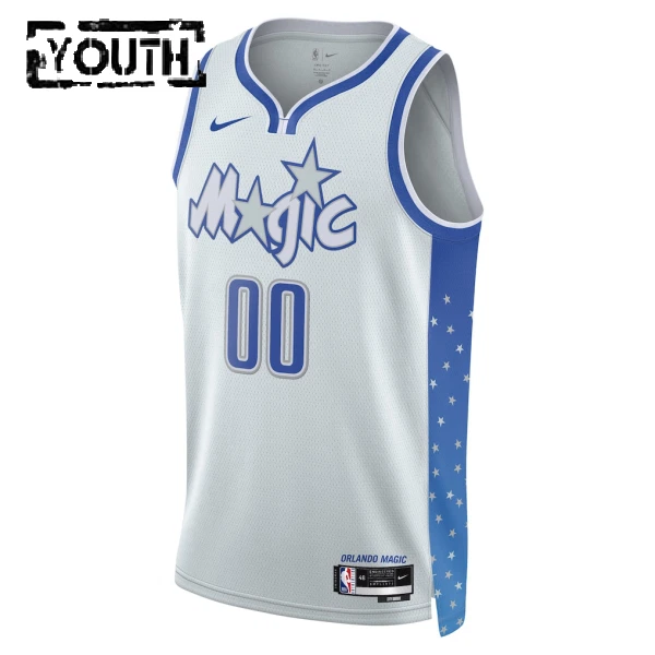 Nike Orlando Magic Personoitava Lasten Pelipaita City Edition 2025-26 Swingman Valkoinen