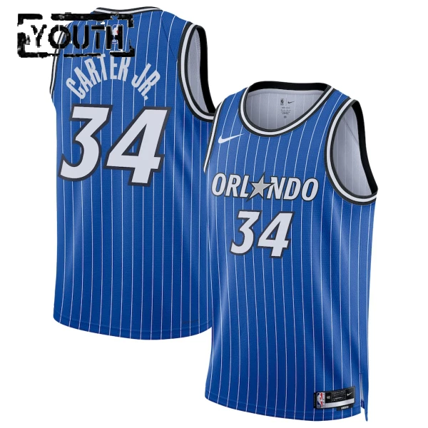 Nike Orlando Magic Wendell Carter JR Lasten Pelipaita Icon Edition 2025-26 Swingman Sininen