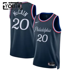 Nike Philadelphia 76ers Jared Mccain Lasten Pelipaita City Edition 2025-26 Swingman Laivasto